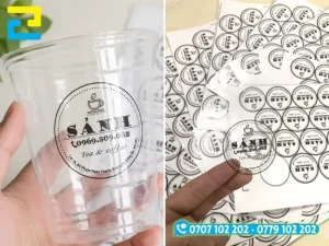Các loại decal thông dụng được sử dụng trong in ấn tem nhãn bao gồm decal PVC sữa, decal trong và decal xi bạc