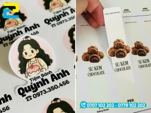Cấu tạo của nhãn decal 4 lớp chức năng tiêu chuẩn