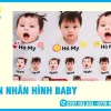 In Nhãn Hình Baby Theo Yêu Cầu, Sắc Nét, Chống Nước, Bền Lâu
