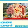 In Phông Nền, Backdrop, Background Tết 2027 Mẫu Mới, Giá Tốt