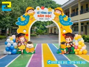 Chọn kiểu chữ đơn giản, dễ nhìn để tạo sự trang trọng cho buổi lễ