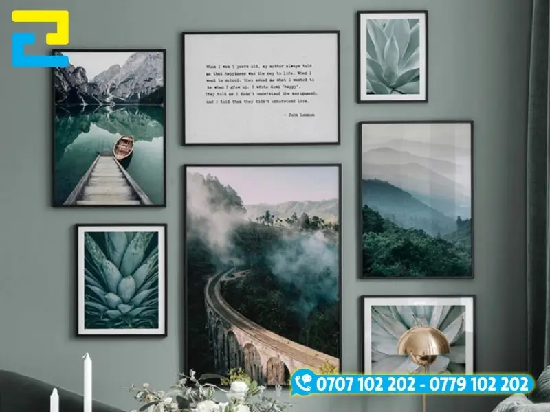 Hình dạng của các poster dán tường phổ biến hiện nay là hình chữ nhật (gần vuông)