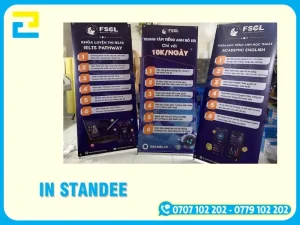In Standee Giá Rẻ, Lấy Nhanh Trong Ngày Tại TP.HCM