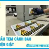 30+ Mẫu Tem Cảnh Báo Điện Giật, Decal Chống Nước, Bền Màu