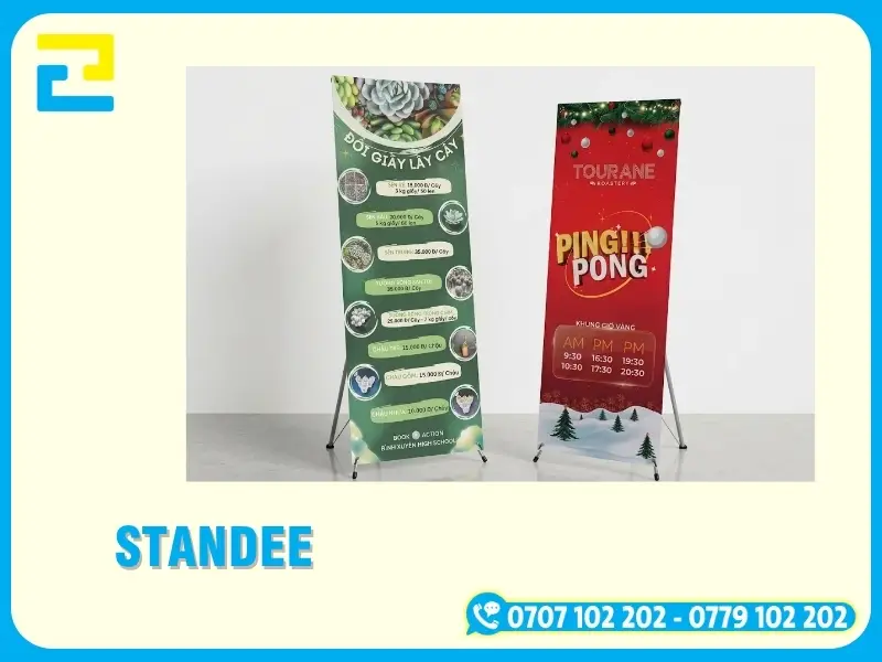 In Standee Giá Rẻ, Đa Dạng Mẫu Đẹp, Giao Nhanh TP.HCM