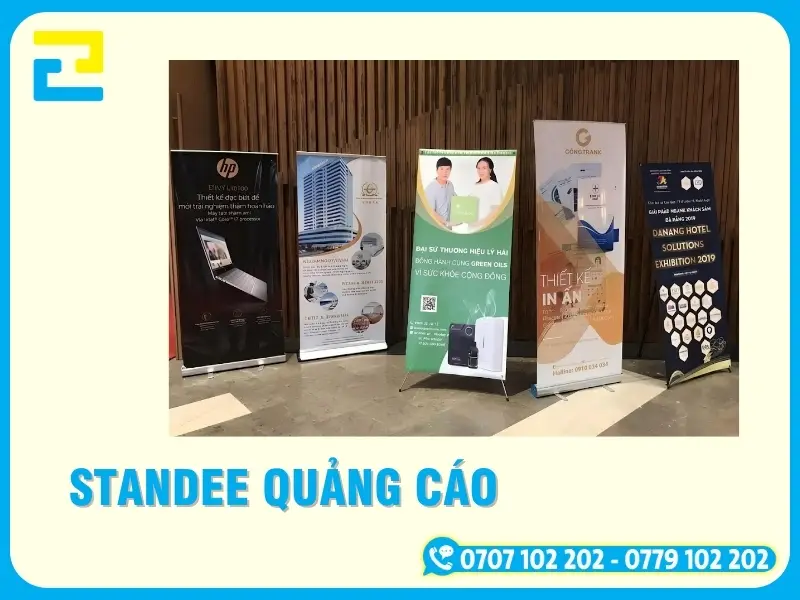 Standee Quảng Cáo Giá Rẻ, Nhiều Loại, Thiết Kế Riêng Tại TP.HCM