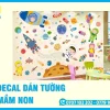 Decal Dán Tường Mầm Non Trang Trí Số Lượng Lớn, Giá Sỉ
