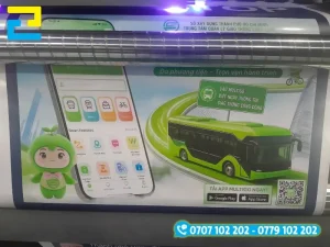 Chất liệu decal trắng sữa dùng để dán thang cuốn