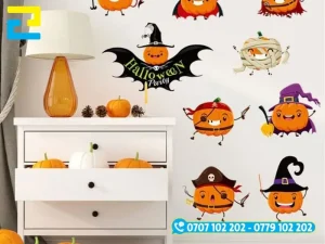 Mẫu 5: Decal dán tường Halloween