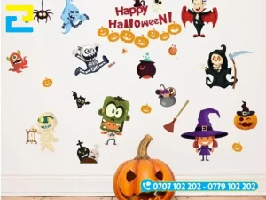 Mẫu 7: Decal dán tường Halloween