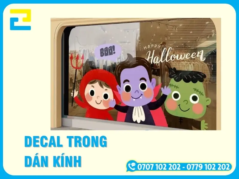 Bảng Giá In Decal Trong Dán Kính Cập Nhật Mới Nhất