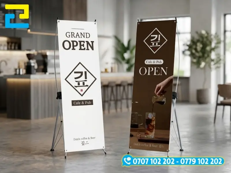 Quy trình in ấn standee tại In Ấn 2H với 5 bước chuyên nghiệp