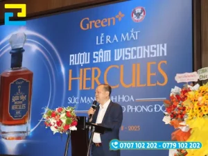 Mẫu 6: Phông nền được thiết kế tối giản, có tông màu đen sang trọng, được thiết kế đầy đủ những thông tin như: Thông điệp ra mắt sản phẩm, ngày tháng tổ chức,…