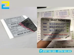 Ứng dụng in nhãn metalize decal xi bạc cho các thiết bị điện tử và linh kiện công nghệ