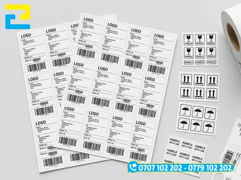 Bề mặt trắng mờ sắc nét của chất liệu decal nhựa PVC sữa khi hoàn thiện in ấn