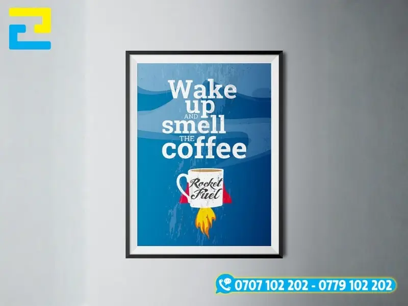 Khi thiết kế để in poster dán tường cần lưu ý về các khoảng trắng trên poster