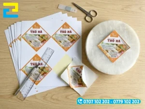Mẫu tem decal nhựa PP/PVC đảm bảo độ bám dính cao mọi bề mặt chất liệu