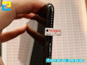 Mẫu tem bảo hành điện thoại in UV thực tế hoàn thiện cho khách hàng tại In Ấn 2H, thiết kế miễn phí