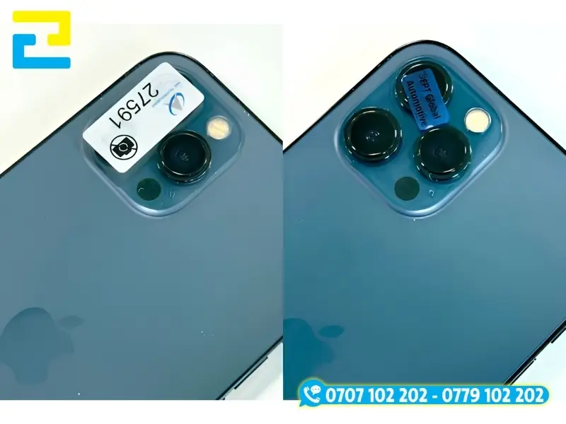 Vết chữ VOID hiện rõ trên bề mặt thiết bị sau khi tháo gỡ tem bảo mật camera