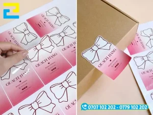 Các dòng chất liệu decal bóng phổ biến được sử dụng trong in ấn tem nhãn