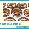 In Tem Nhãn Bánh Mì Chống Dầu, Giao Nhanh Tại TP.HCM
