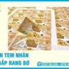 In Tem Nhãn Bắp Rang Bơ Theo Yêu Cầu, Bền Dầu, Giao Tận Nơi