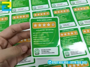 Quy trình in tem nhãn thiết bị 5 bước chuyên nghiệp tại In Ấn 2H
