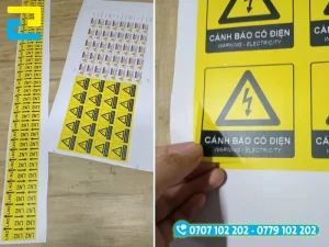 Xưởng gia công In Ấn 2H trang bị đầy đủ máy in UV và máy bế cắt tem nhãn thiết bị công nghiệp