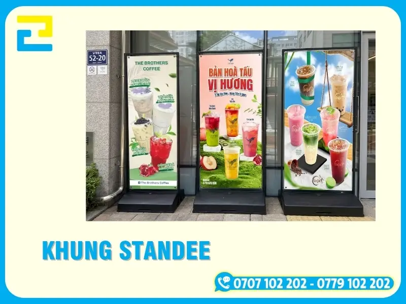 Khung Standee Các Loại Tại TP.HCM, Giá Rẻ, Chắc Chắn