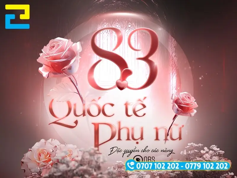 Quý khách có thể đặt in mẫu 8/3 backdrop bằng cách liên hệ qua số Hotline hoặc liên hệ qua Mail của Công Ty In Ấn Quảng Cáo 2H