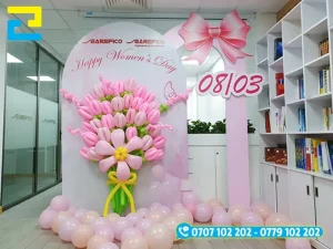 Để nhận báo giá in backdrop 8/3 mới nhất, quý khách vui lòng liên hệ qua số Hotline: 0779.102.202 của Công Ty In Ấn Quảng Cáo 2H