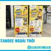 Báo Giá Standee Ngoài Trời Chịu Gió Tốt, Giao Ngay
