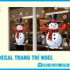 Mẫu Decal Trang Trí Noel Đẹp, Giá Rẻ, Đa Dạng Mẫu Mã