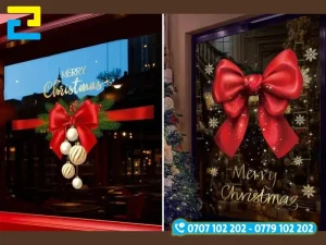 Một số cách lựa chọn decal để trang trí mùa giáng sinh