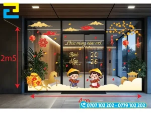 Ưu điểm khi trang trí Trung Thu bằng decal