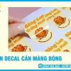 Báo Giá In Decal Cán Màng Bóng, Màng Mờ Mới Hiện Nay