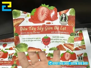 In decal cán bóng được phủ một lớp màng nilon siêu mỏng, sáng bóng.