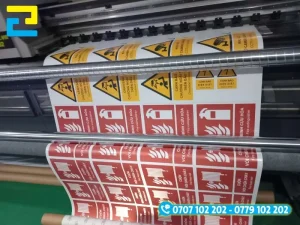 In Ấn 2H in decal phản quang bằng công nghệ in UV hiện đại, cho hình ảnh sắc nét