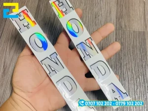 In decla phản quan =g trang trí xe máy