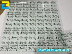 In sticker DTF khi dán có hiệu ứng nổi bắt mắt, thẩm mỹ