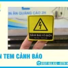 In Tem Cảnh Báo An Toàn Theo Yêu Cầu, Giá Xưởng TP.HCM