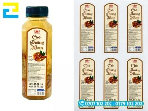 Tem chè dưỡng nhan cần hiển thị đầy đủ thông tin thành phần, hạn sử dụng