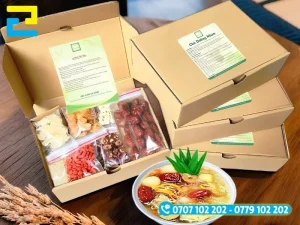 Quy trình đặt in tem chè dưỡng nhan
