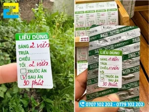 Thử nghiệm độ bám nét mực bút bi trên bề mặt tem decal PVC cán màng mờ
