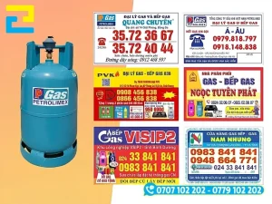 Bố cục các thông tin kỹ thuật, hạn kiểm định và hotline trên tem dán bình gas