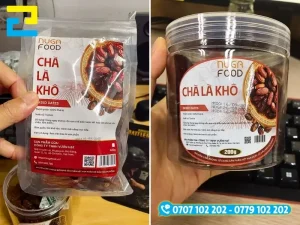 Quy cách kích thước và hình dáng tem dán thực tế trên túi zip và hộp nhựa
