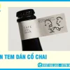 In Tem Dán Cổ Chai Theo Yêu Cầu, Giao Tận Nơi