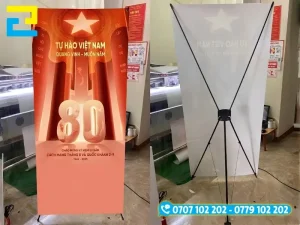 Quy trình 4 bước đặt in và nhận thành phẩm standee tại In Ấn 2H.