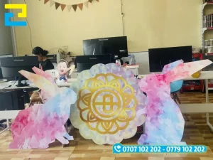 Standee Trung Thu được bố trí trang trí tại trường học, văn phòng và trung tâm thương mại