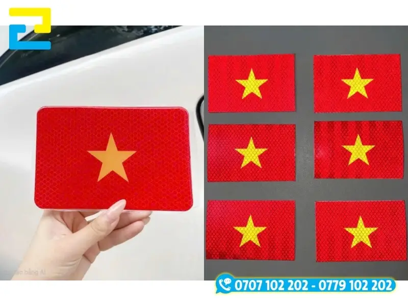 Decal phản quang nổi bật trong bóng tối và điều kiện ánh sáng yếu